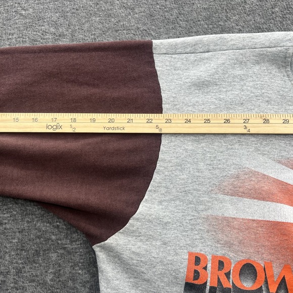 Vintage Cleveland Browns Sweatshirt Mens XL 90s Embroidered NFL MUSA Color Block - Picture 11 of 11